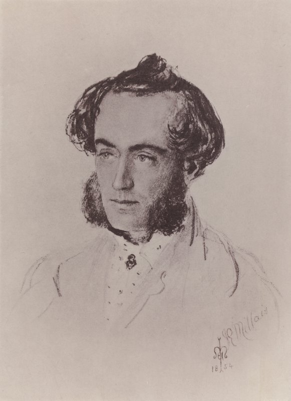 John Leech (gravering) av John Everett (after) Millais