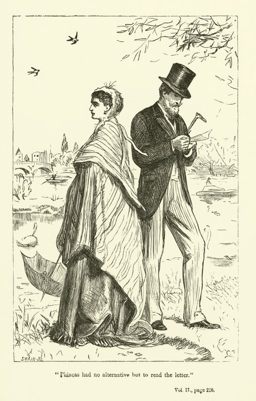 Illustrasjon for Phineas Finn av Anthony Trollope av John Everett Millais