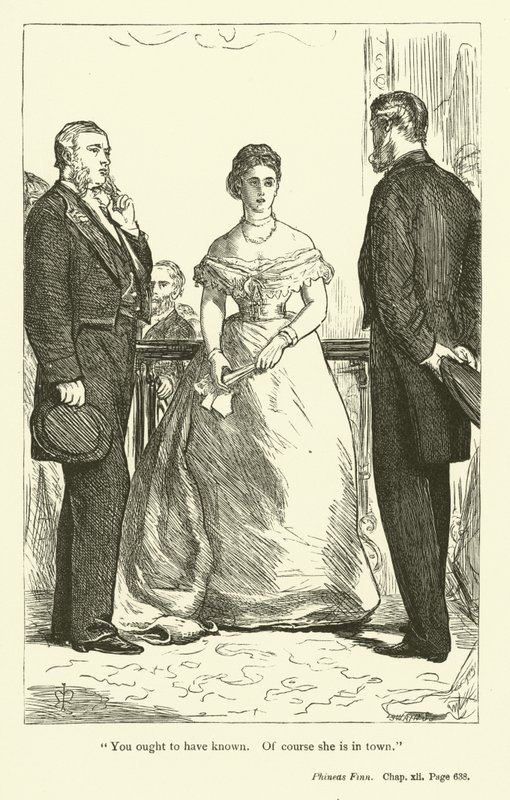 Illustrasjon for Phineas Finn av Anthony Trollope av John Everett Millais