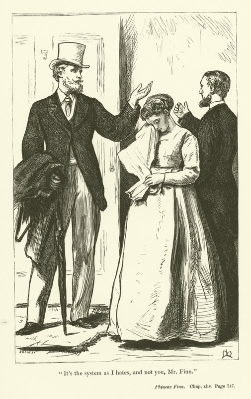 Illustrasjon for Phineas Finn av Anthony Trollope av John Everett Millais