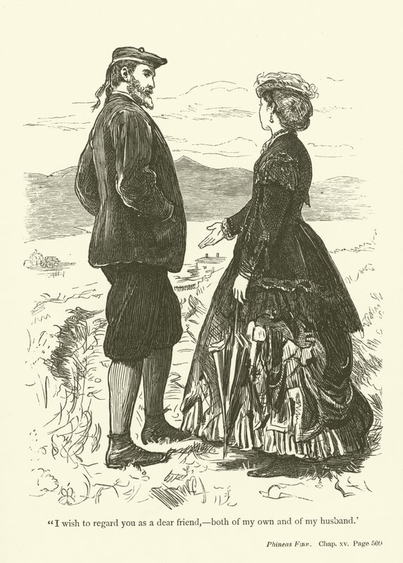 Illustrasjon for Phineas Finn av Anthony Trollope av John Everett Millais