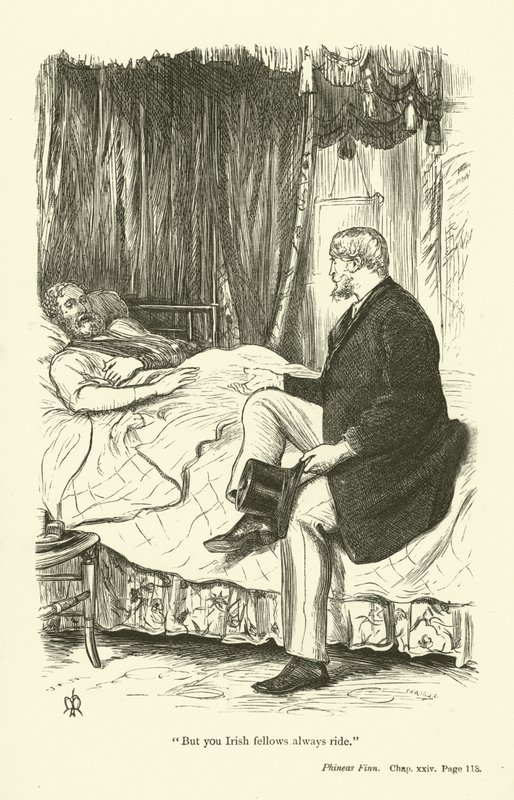 Illustrasjon for Phineas Finn av Anthony Trollope av John Everett Millais