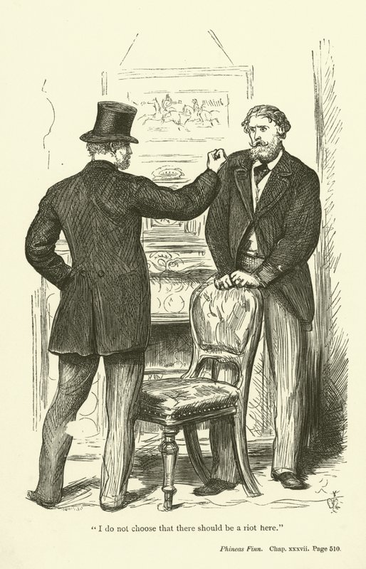 Illustrasjon for Phineas Finn av Anthony Trollope av John Everett Millais