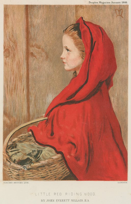 Rødhette av John Everett Millais
