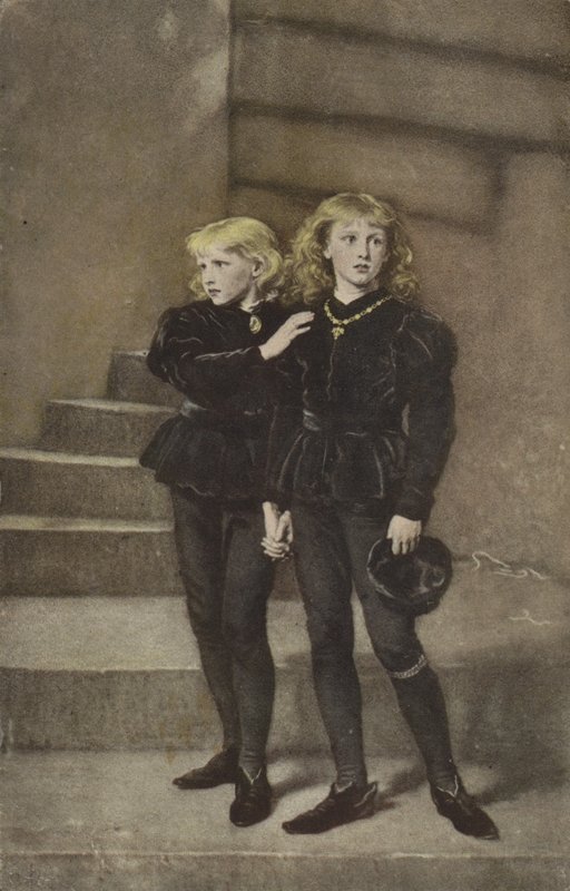 De to prinsene Edward og Richard i tårnet av John Everett Millais