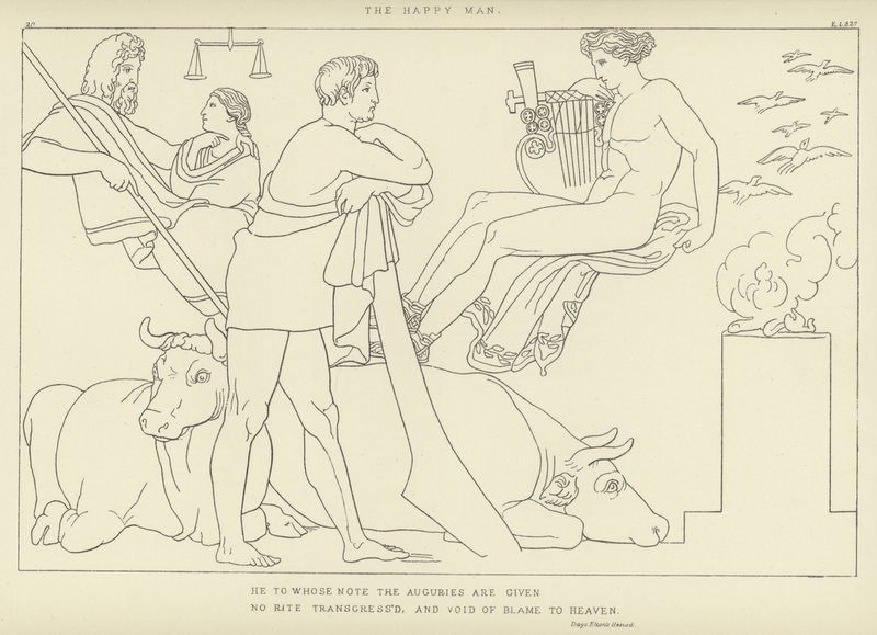 Den glade mannen av John Flaxman