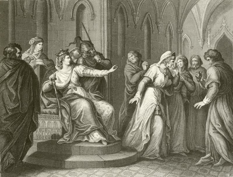 Keiserinne Matilda nekter å løslate kong Stephen av John Francis Rigaud