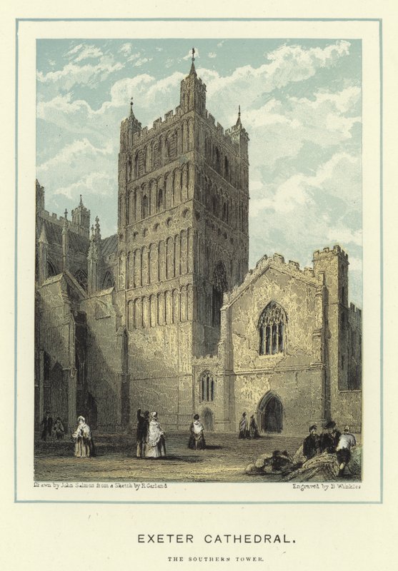 Exeter Cathedral, det sørlige tårnet av John Francis Salmon