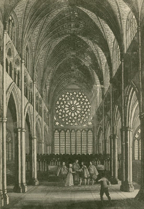 Leonard forhindret jarlen av Rochesters ekteskap med Amabel i Choir of Saint Paul