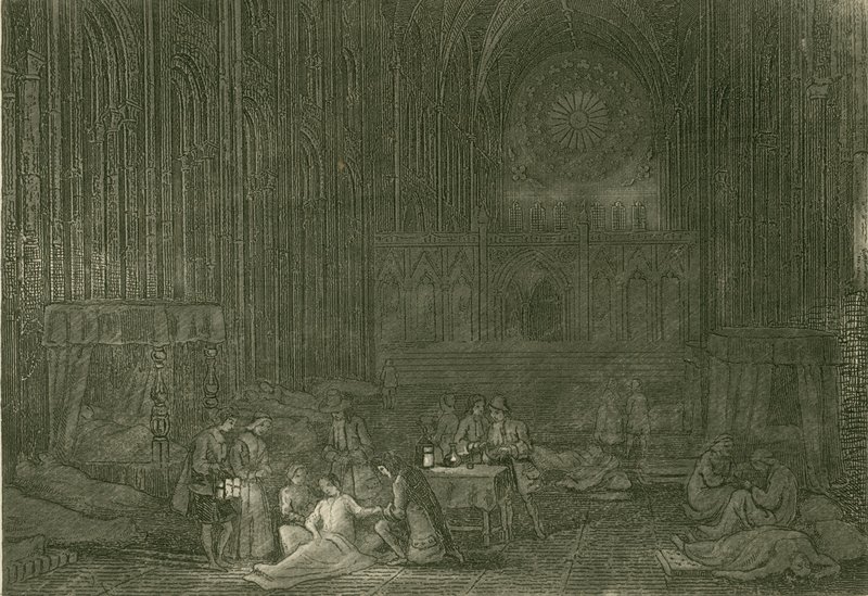 Saint Paul's omgjort til et skadedyrshus av John Franklin