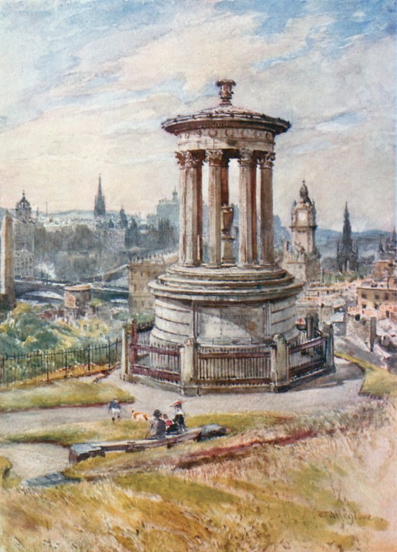 Edinburgh fra Calton Hill av John Fulleylove