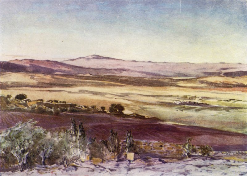 Mount Hermon, fra bakkene til Tabor av John Fulleylove
