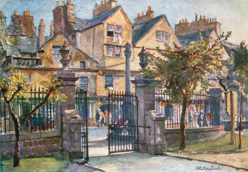 Gamle hus i Canongate av John Fulleylove