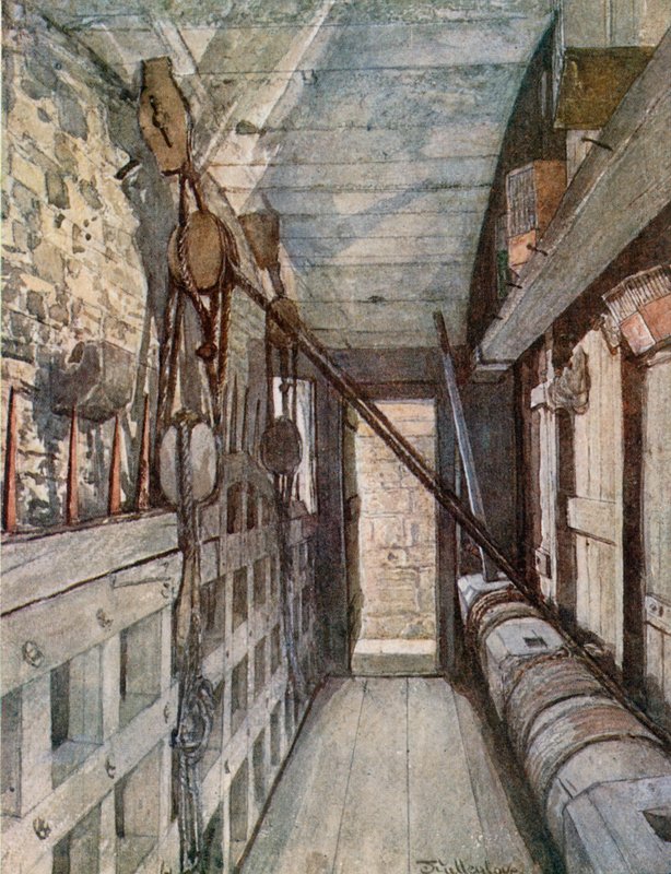 Portcullis i det blodige tårnet av John Fulleylove