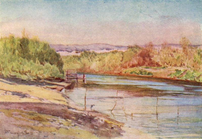 Ford of the Jordan, nær Jeriko av John Fulleylove