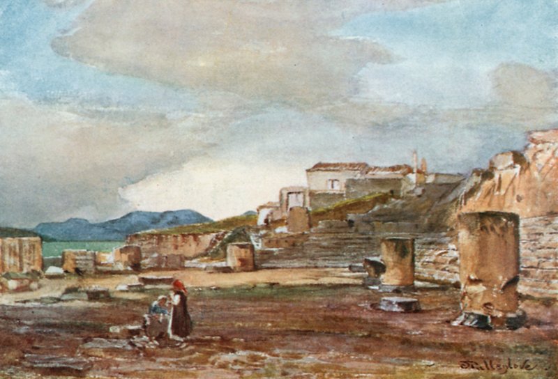 Hall of the Great Temple of the Mysteries, Eleusis av John Fulleylove