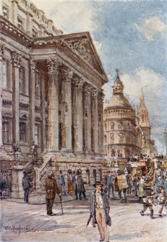 The Mansion House og Cheapside av John Fulleylove