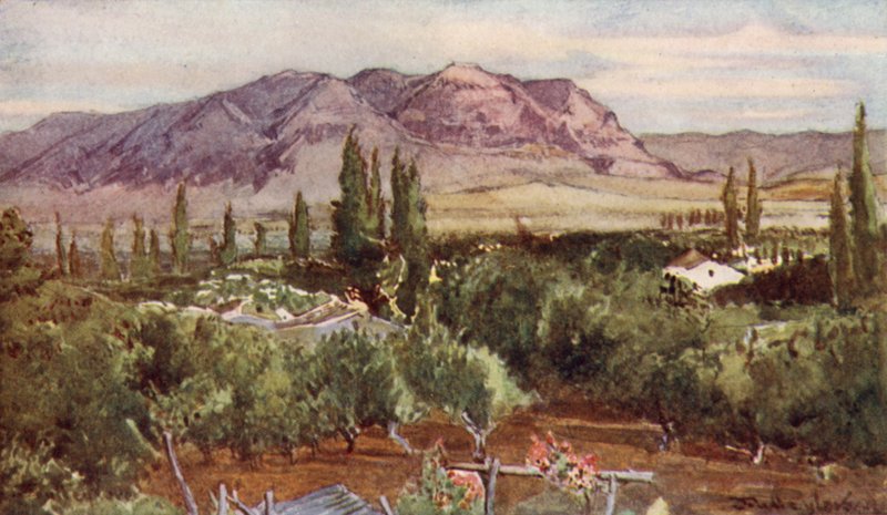 Fristelsens berg, fra Jeriko av John Fulleylove
