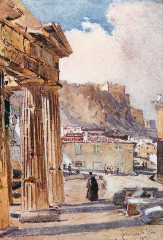 Portikoen til Athena Archegetis av John Fulleylove
