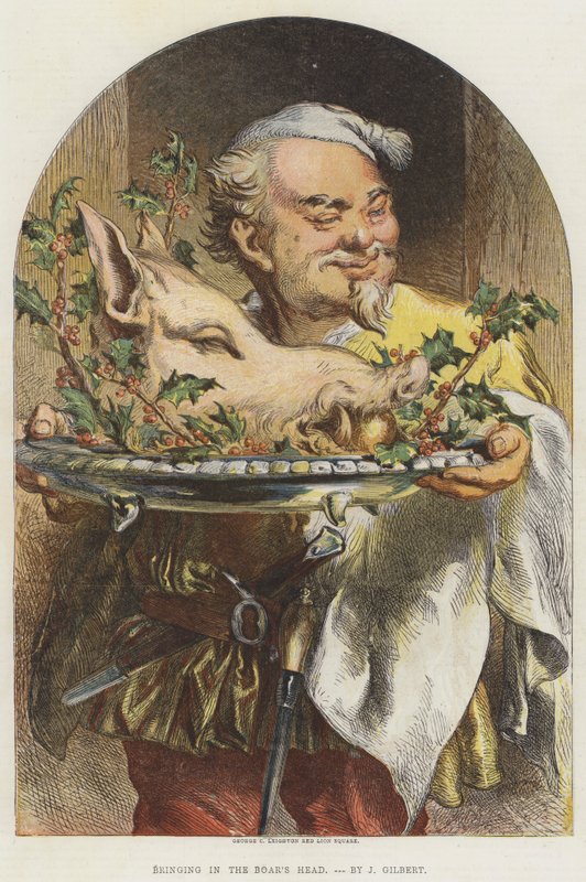 Å bringe inn villsvinhodet av John Gilbert