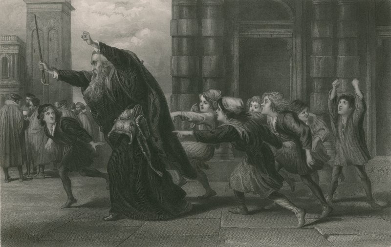 Shylock etter rettssaken, handelsmann i Venezia av John Gilbert