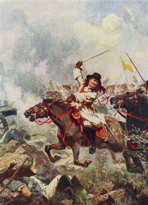 Frederick William, den store kurfyrsten, ved Fehrbellin av John Harris Valda