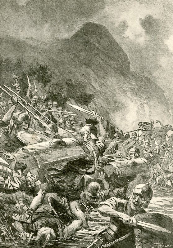 Slaget ved Trasimenesjøen av John Harris Valda