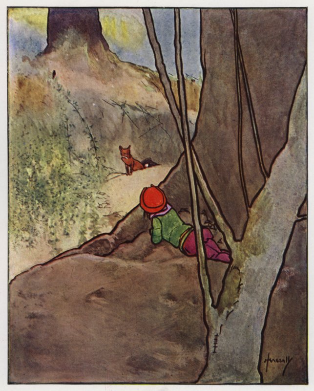 Reven (farge litho) av John Hassall