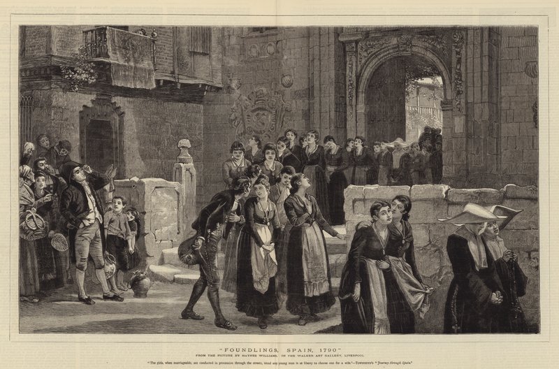 Foundlings, Spania, 1790 av John Haynes Williams