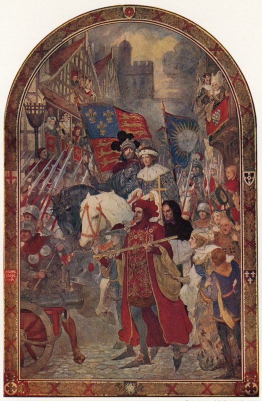 Henry VI. The Battle of Barnet, 1471 av John Henry Amshewitz