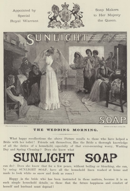 Annonse, Sunlight Soap av John Henry Frederick Bacon