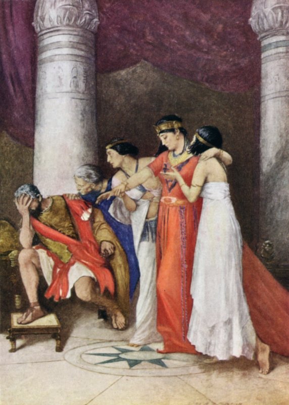 Antony og Cleopatra av John Henry Frederick after Bacon