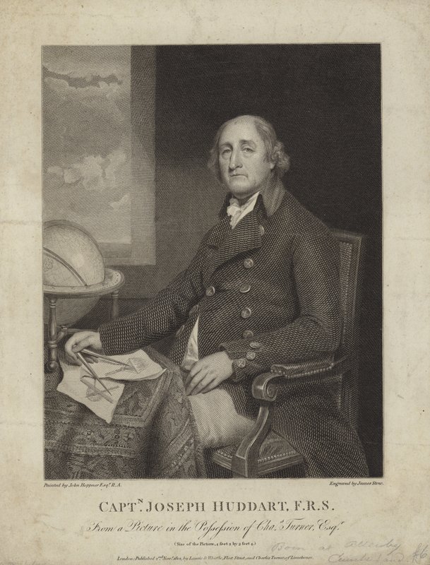 Kaptein Joseph Huddart av John Hoppner