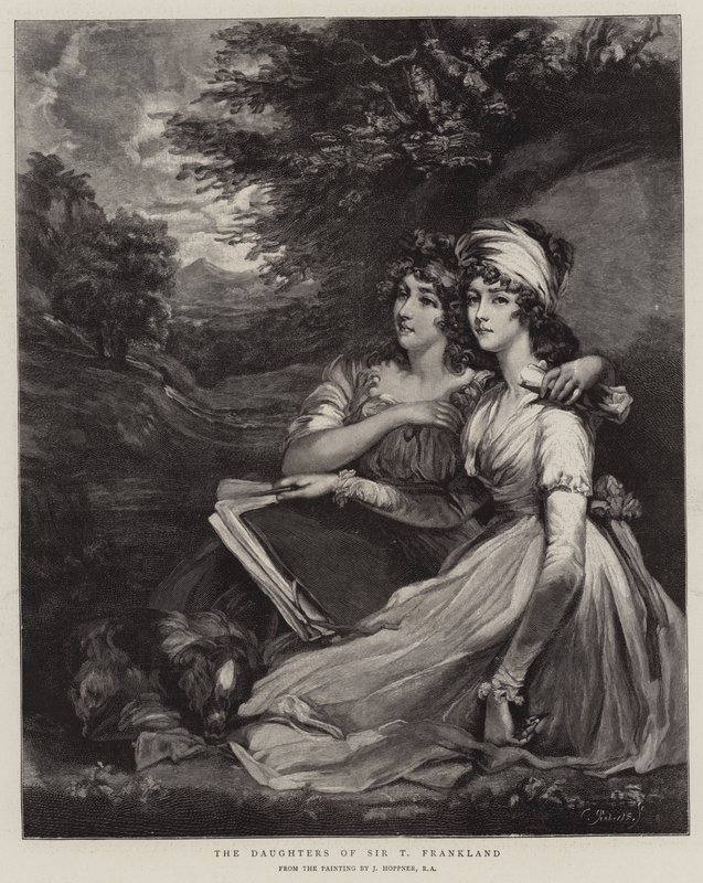 Døtrene til Sir T Frankland av John Hoppner