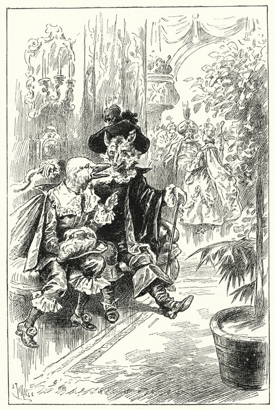 Lady Bettys maskerade (litho) av John Jellicoe