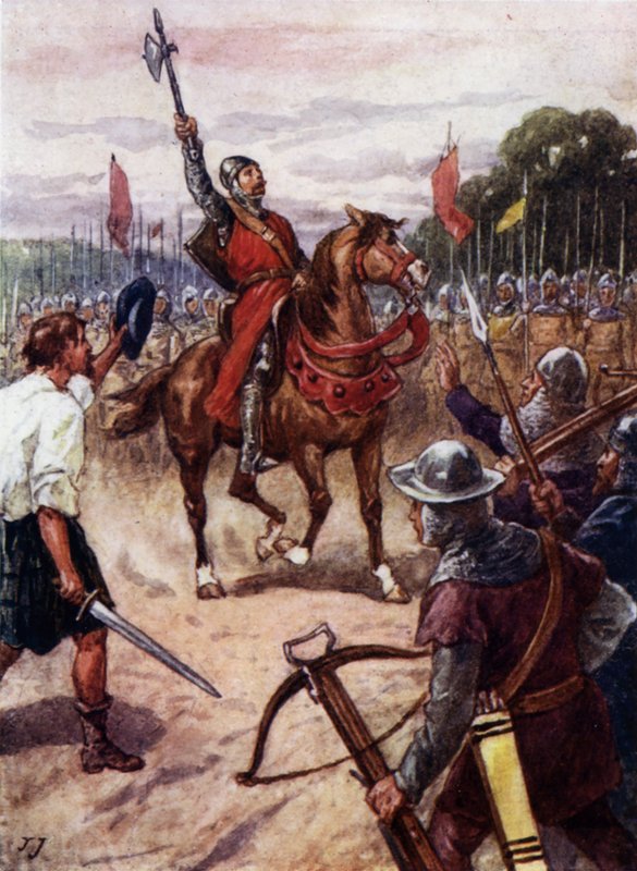 William Wallace i slaget ved Falkirk, Skottland av John Jellicoe