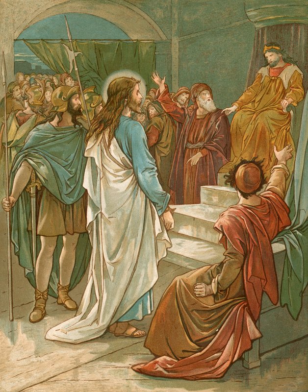 Jesus foran Pilatus av John Lawson