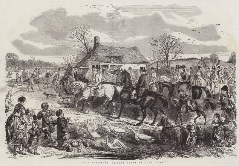 En skikkelig juleferie av John Leech