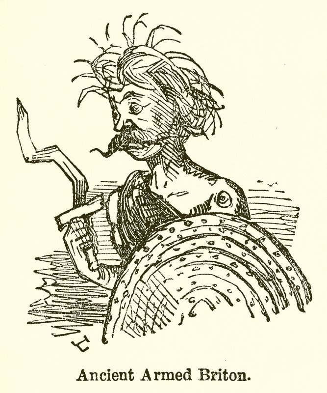 Gammel væpnet brite av John Leech