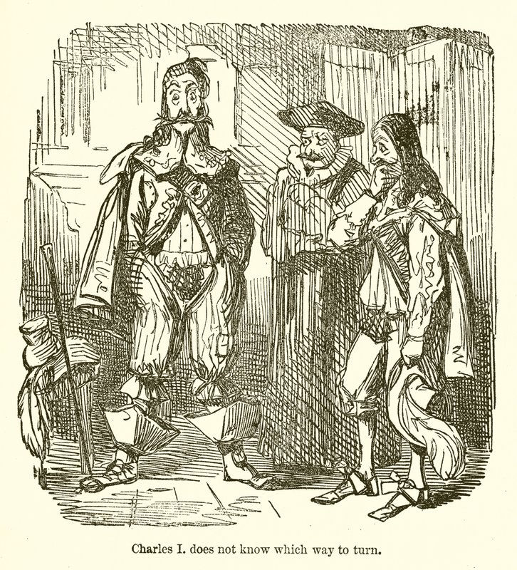 Charles I vet ikke hvilken vei han skal snu av John Leech