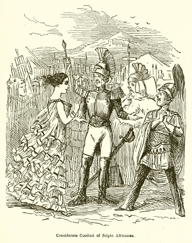 Vurder oppførselen til Scipio Africanus av John Leech