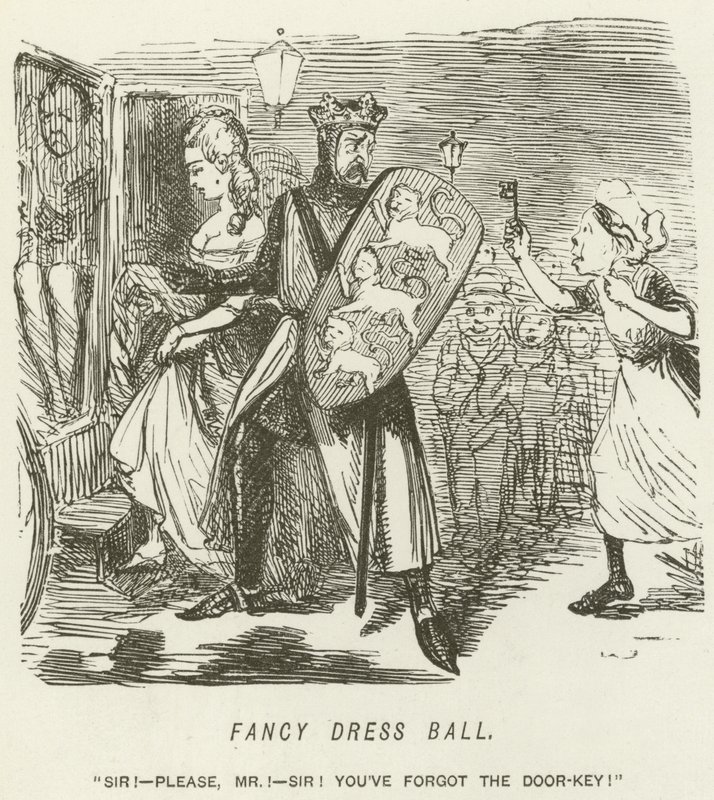 Fancy Dress Ball av John Leech