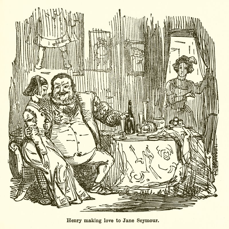Henry elsker Jane Seymour av John Leech