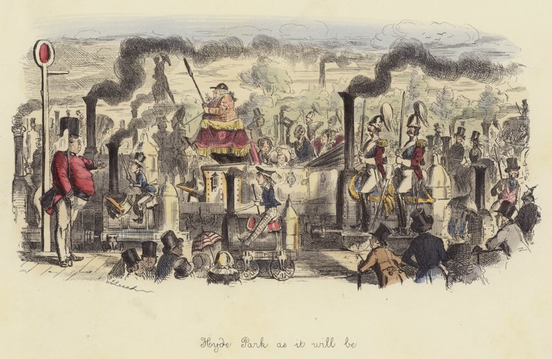 Hyde Park som det blir av John Leech