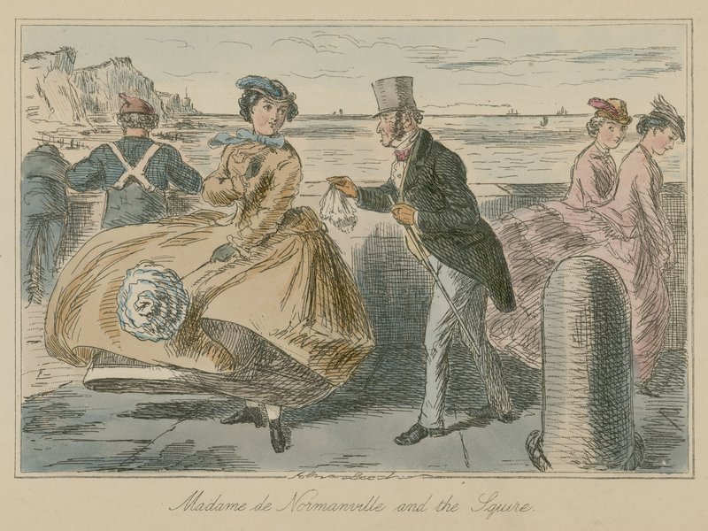 Madame de Normanville og godseieren av John Leech