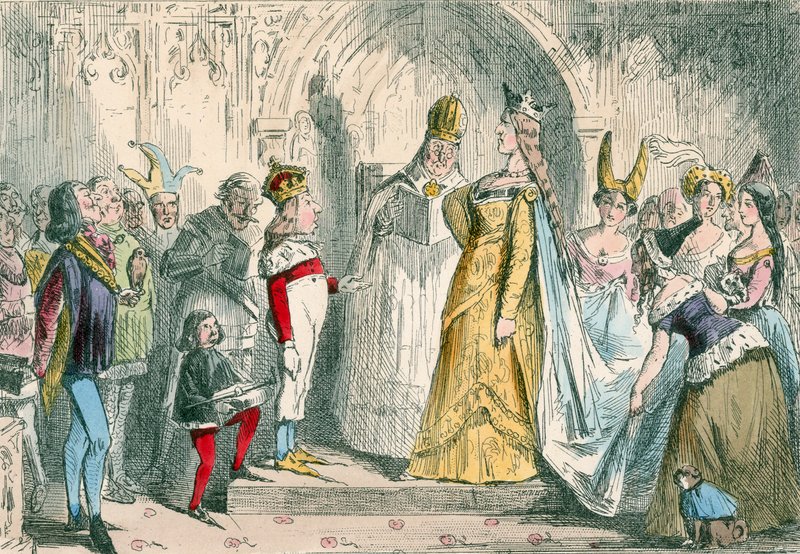 Ekteskap med Henrik den sjette og Margaret av Anjou av John Leech
