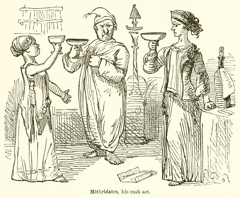 Mithridates, hans Rash Act av John Leech