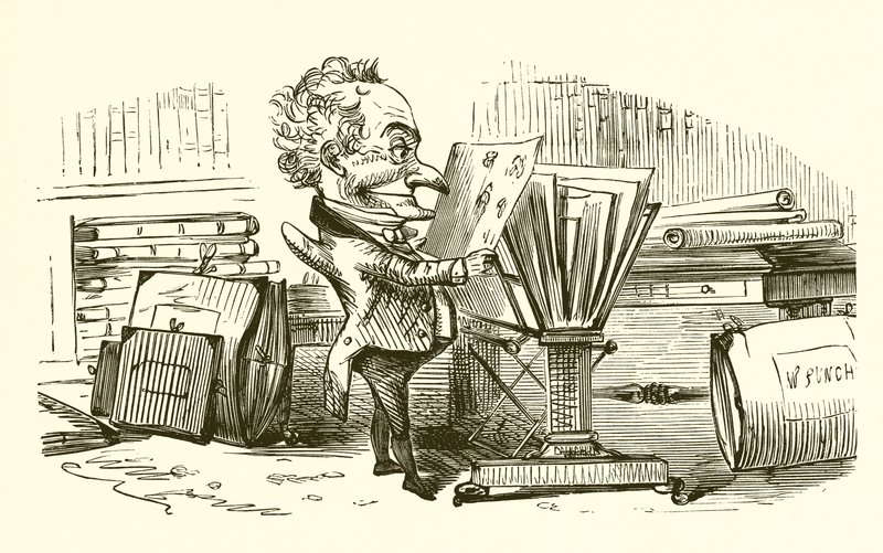 Mr Punch av John Leech