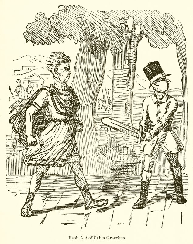 Utslett Act av Caius Gracchus av John Leech