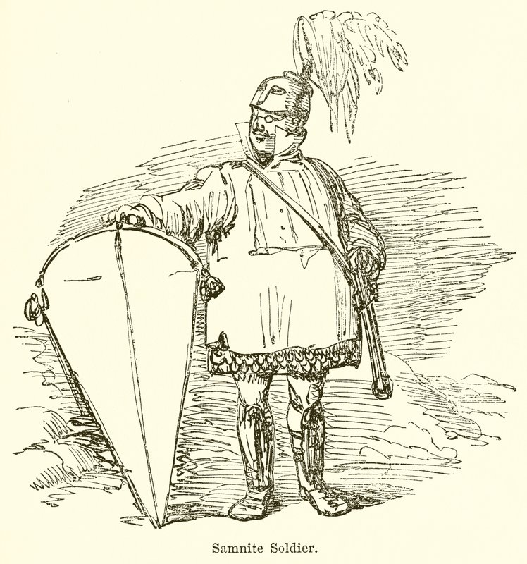 Samnittisk soldat av John Leech
